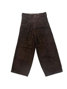 JNCO Jester 26" Wide Leg 2 Wale Corduroy Java Brown Pants 30W 32L